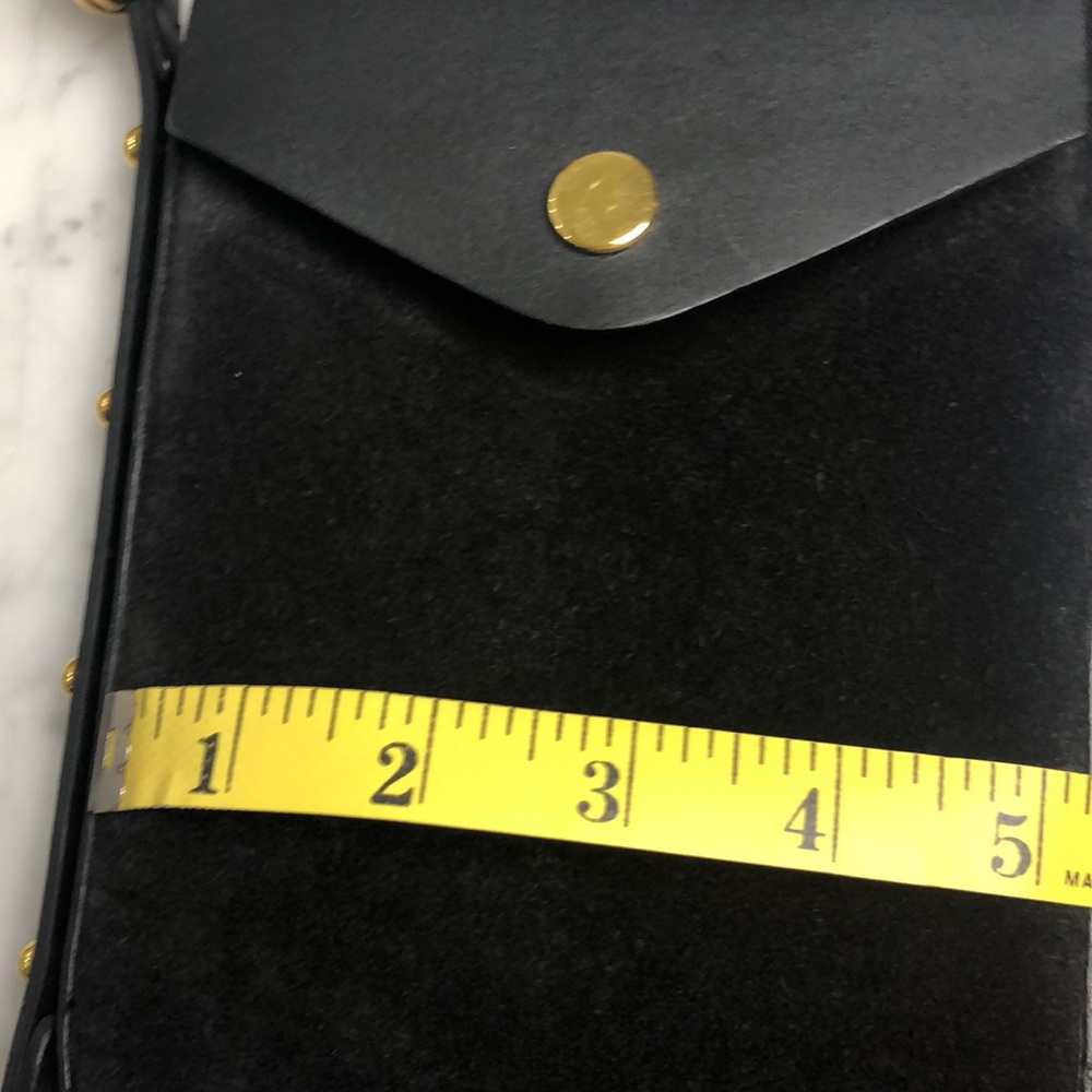 Isabel Marant suede and leather Black Crossbody Bag Size 7”X 5”1/4 inches - Picture 13 of 16